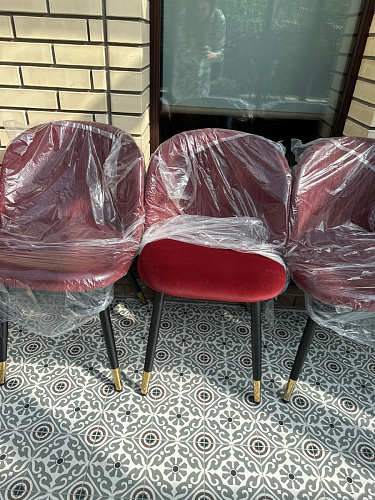 Стул на металлокаркасе Gabi latte / gold / black фото покупателя 669