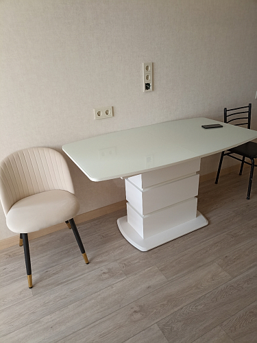 Стул на металлокаркасе Gabi latte / gold / black фото покупателя 741