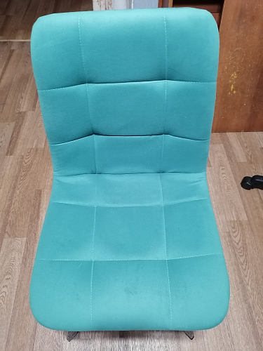 Стул на металлокаркасе Чилли зеленый / белый каркас фото покупателя 12