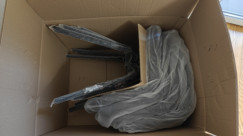 Обеденная группа Эделин темно-серый / бетон / черный матовый фото покупателя 18