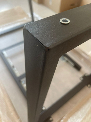 Стол Лота Лофт 120 32 мм бетон / черный матовый фото покупателя 12