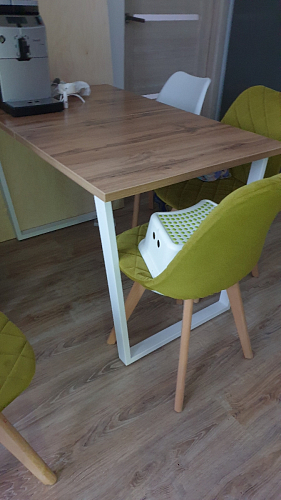 Стол раскладной Лота Лофт 120 25 мм юта / черный матовый фото покупателя 803