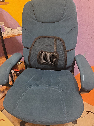 Компьютерное кресло Comfort Lux/Комфорт Люкс серый фото покупателя 82