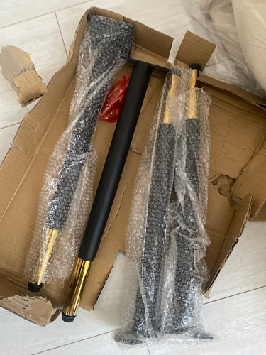 Стул на металлокаркасе Gabi gray / black фото покупателя 506