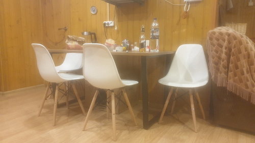 Деревянный стол Лота Лофт 140х80 черный матовый / бетон светлый фото покупателя 5