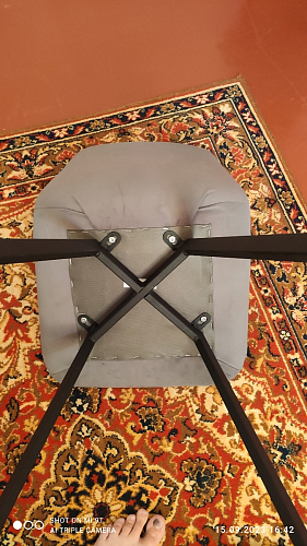 Стул на металлокаркасе Чилли зеленый / белый каркас фото покупателя 660