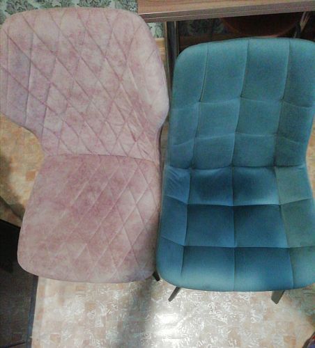 Стул на металлокаркасе Челси К бирюзовый / черный фото покупателя 182