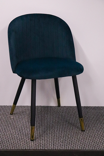 Стул на металлокаркасе Gabi gray / black из шоурума 9