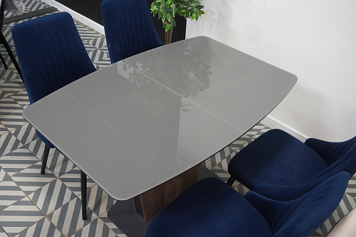 Стул на металлокаркасе Нараян velutto 23 / черный из шоурума 7