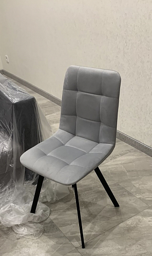 Стул на металлокаркасе Чилли бежевый / белый каркас фото покупателя 859