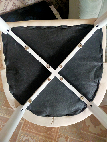 Стул на металлокаркасе Kora dark gray / black фото покупателя 197