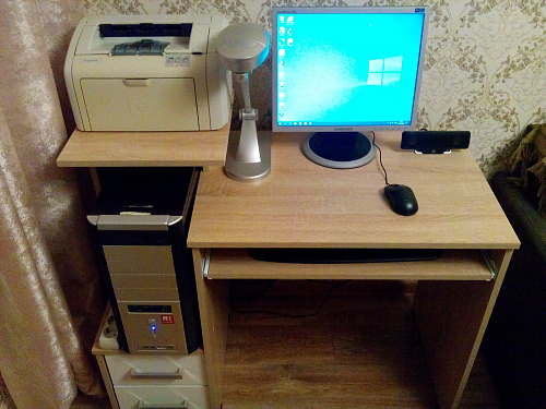 Стол компьютерный Джаз-24 правый венге фото покупателя 154