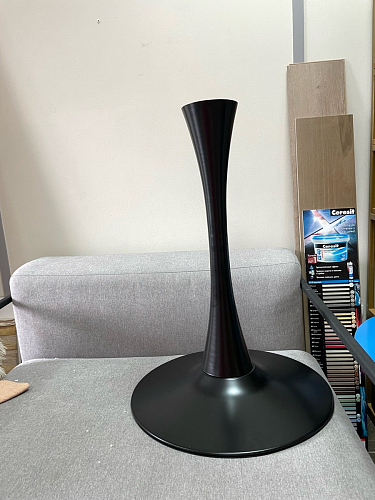 Стол Тулип 90х73 белый мрамор / золото фото покупателя 43