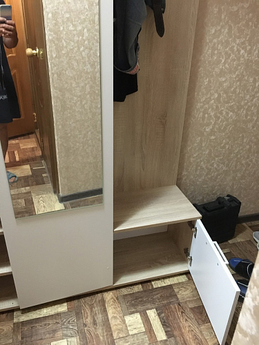 Готовая прихожая Пети дуб сонома / белый фото покупателя 16