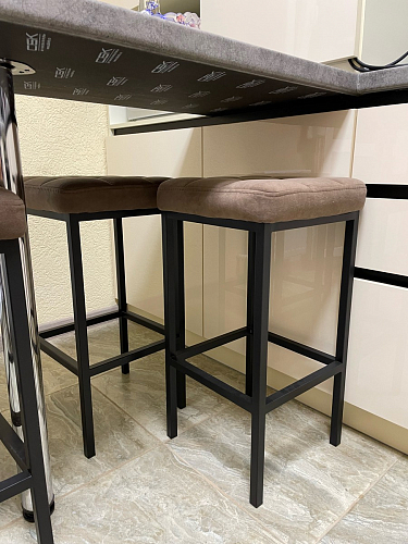 Барный стул Лофт линкольн белый / белый матовый фото покупателя 95