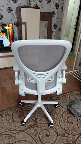 Компьютерное кресло Konfi light gray / blue / white фото покупателя 144