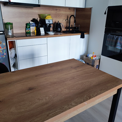 Стол Оригон сонома / черный матовый фото покупателя 9