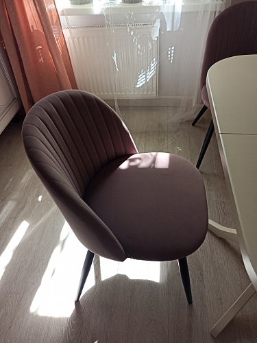 Стул на металлокаркасе Gabi gray / black фото покупателя 992