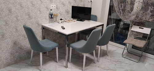 Стул на металлокаркасе Kora black / gray фото покупателя 58