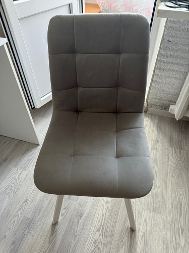 Стул на металлокаркасе Чилли зеленый / черный фото покупателя 353