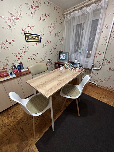 Стол Тринити Лофт 120 32 мм бетон / черный матовый фото покупателя 485