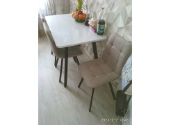 Стул на металлокаркасе Чилли горчичный / белый фото покупателя 617