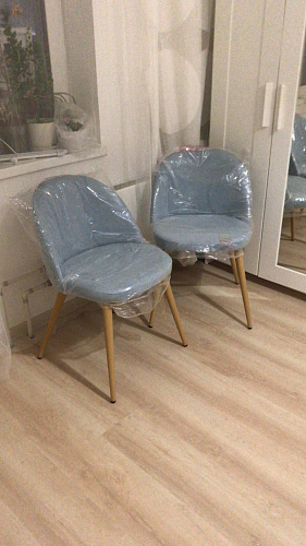 Стул DC373 голубой фото покупателя 5