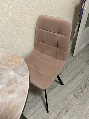 Стул на металлокаркасе Чилли зеленый / черный фото покупателя 1010