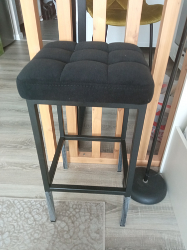 Барный стул Лофт линкольн белый / белый матовый фото покупателя 199