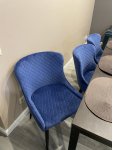 Стул на металлокаркасе Teo light blue / black: отзыв о товаре