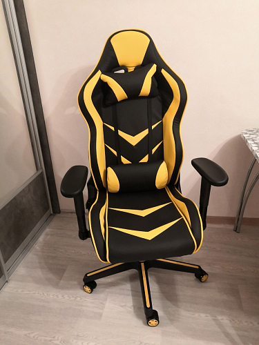 Компьютерное кресло Racer черное / оранжевое фото покупателя 116