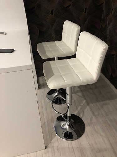 Барный стул Paskal белый фото покупателя 2