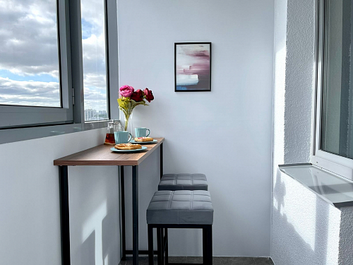 Барная стойка Дилан Лофт 120х60х90 бетон фото покупателя 45