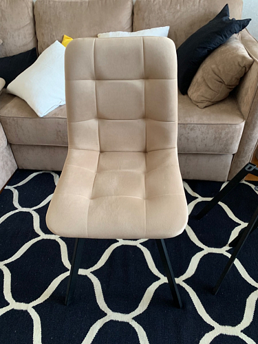 Стул на металлокаркасе Чилли зеленый / черный фото покупателя 1181