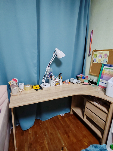 Письменный стол СПм-25 левый дуб сонома фото покупателя 58