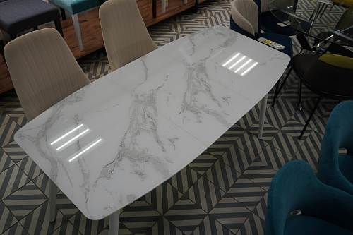 Стул на металлокаркасе Kora dark gray / black из шоурума 12