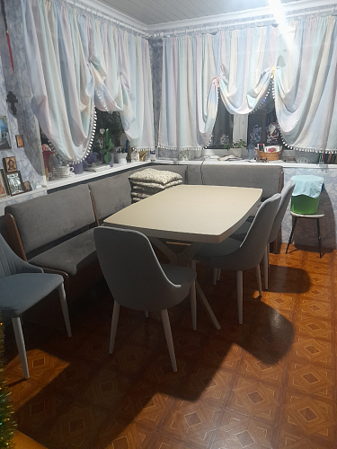 Стул на металлокаркасе Kora green / black фото покупателя 447