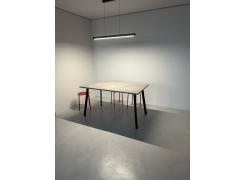 Стол Тринити Лофт 120 32 мм бетон / черный матовый фото покупателя 389