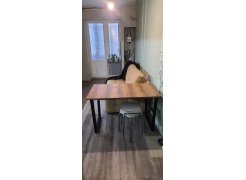 Стол Лота Лофт 120 25 мм дуб делано темный / черный матовый фото покупателя 351