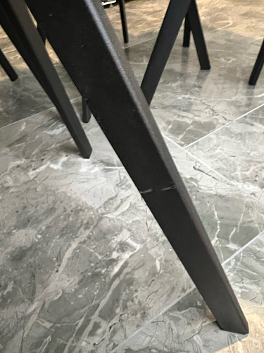 Стул на металлокаркасе Чилли зеленый / черный фото покупателя 992