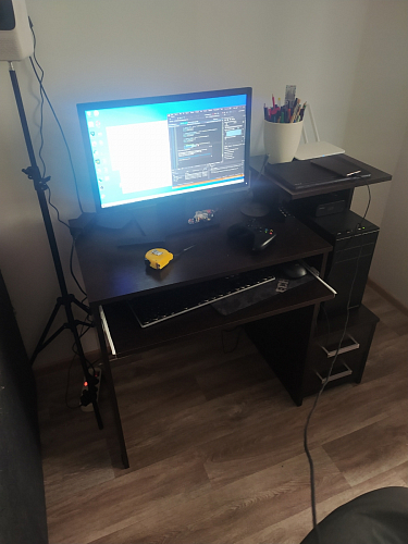 Компьютерный стол Джаз-24 правый дуб сонома фото покупателя 182