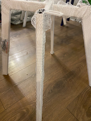 Стул на металлокаркасе Чилли К темно-серый (velutto 32) / черный фото покупателя 656