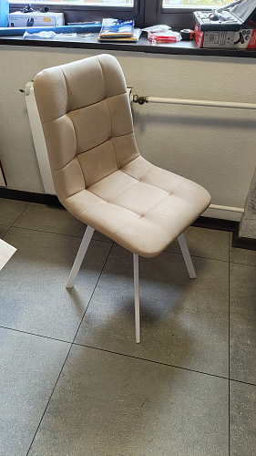 Стул на металлокаркасе Чилли К темно-серый (velutto 32) / черный фото покупателя 665