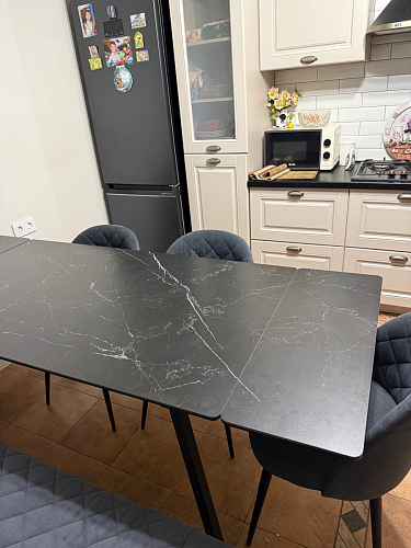 Керамический стол Норман 120(180)х80 shakespeare black / черный фото покупателя 49