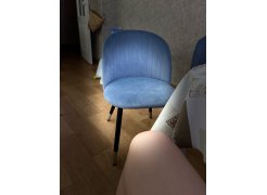 Стул на металлокаркасе Gabi 1 gray / black фото покупателя 158