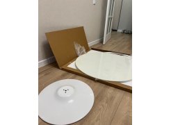 Стеклянный стол Tulip 90 white фото покупателя 37