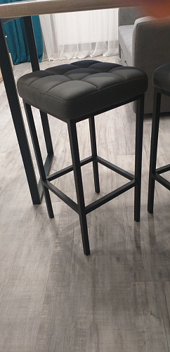 Полубарный стул Лофт мадера 20 / белый матовый фото покупателя 235