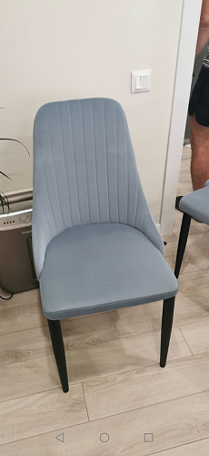 Стул на металлокаркасе Kora wine red / black фото покупателя 456