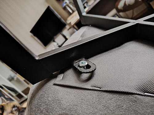 Стул на металлокаркасе Чилли К черный / зеленый фото покупателя 593