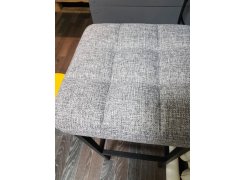 Барный стул Лофт кожзам темно-серый / черный матовый фото покупателя 86